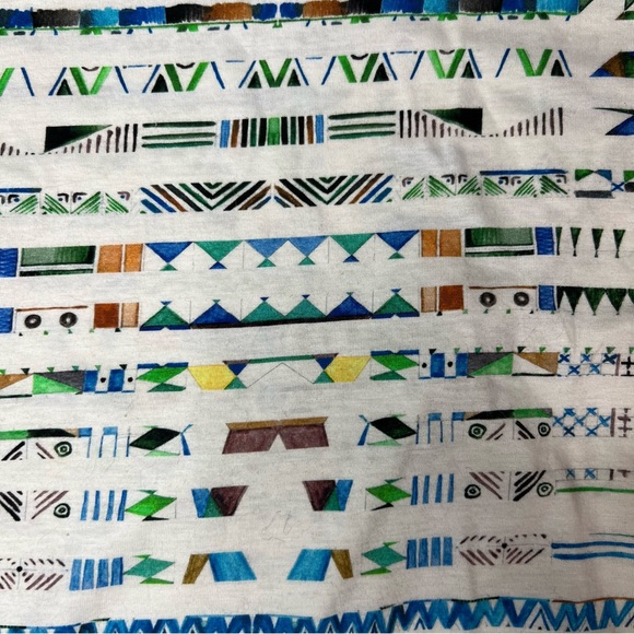 NWOT Missoni Multicolor short sleeve tribal striped cotton t-shirt |Euro XL US L - Picture 4 of 5